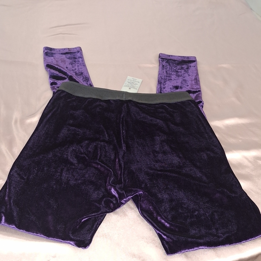 Tom Ford / Royal Grape/ Velvet Signature Leggings- W Sz Medium - Picture 5 of 9